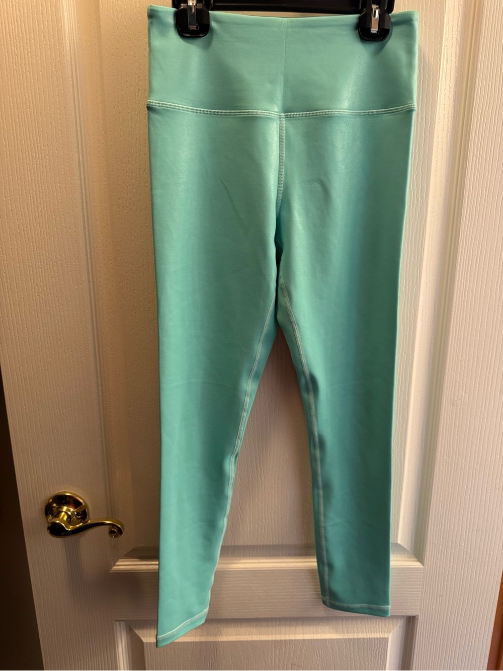 ZYIA Active Turquoise Metallic Light n’ Tight Hi-Rise Legging